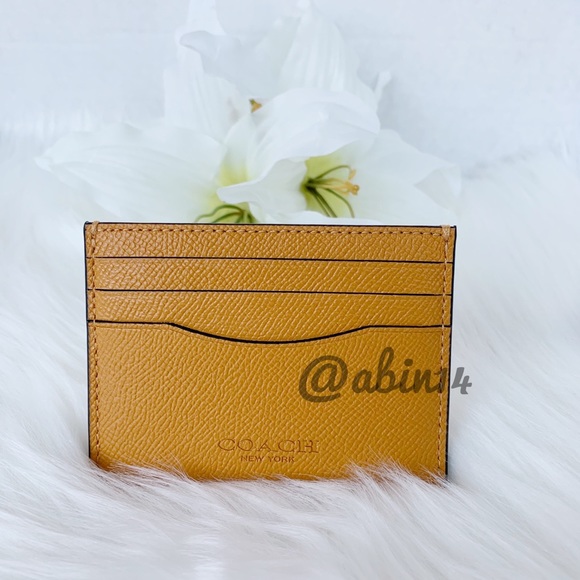 NWT Coach Leather Card Case Wallet - Picture 8 of 8